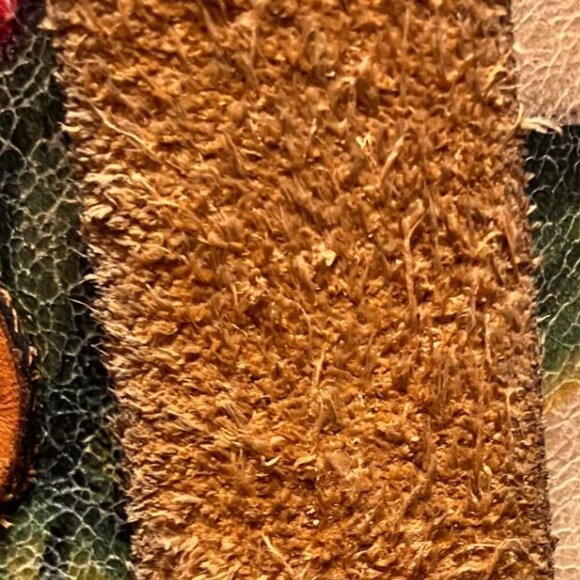 Patricia Nash Venezia Pouch Leather Canvas Floral Tote Posh Party Host Pick VGUC - Picture 15 of 15